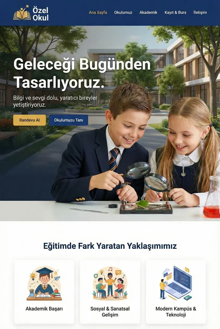 Web Tasarım Örnek 3