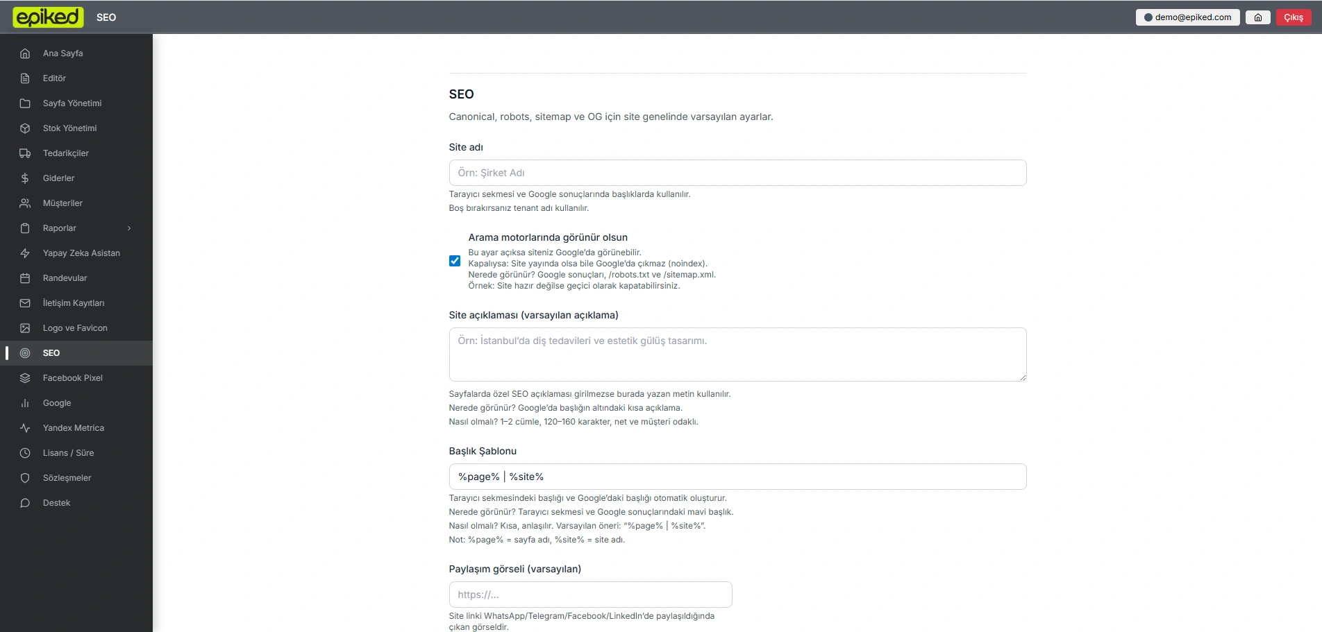 Yönetim Paneli Görseli 11