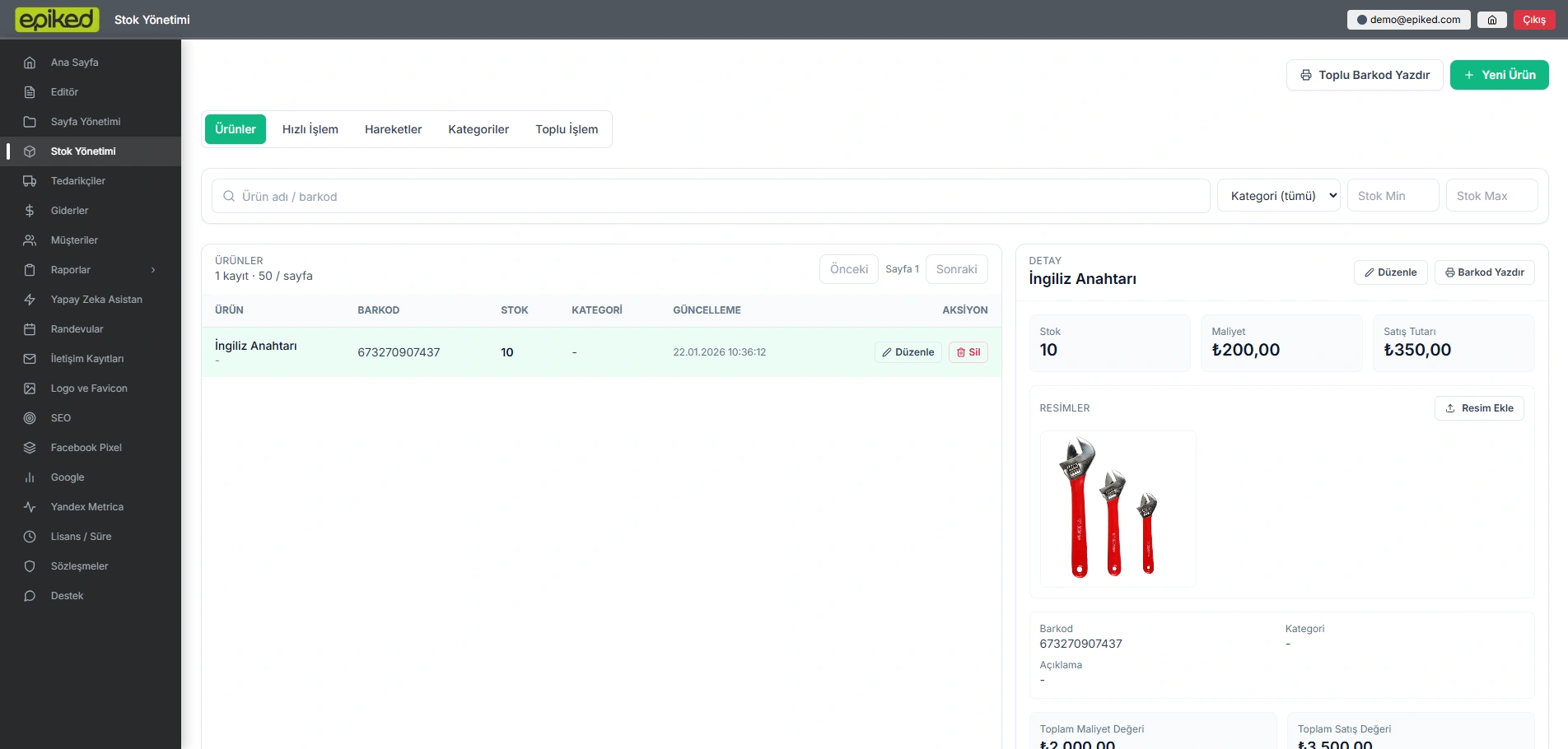 Yönetim Paneli Görseli 4