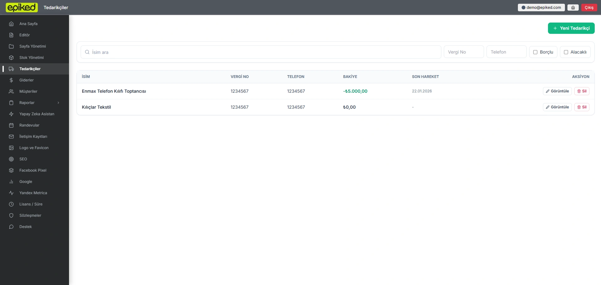 Yönetim Paneli Görseli 6