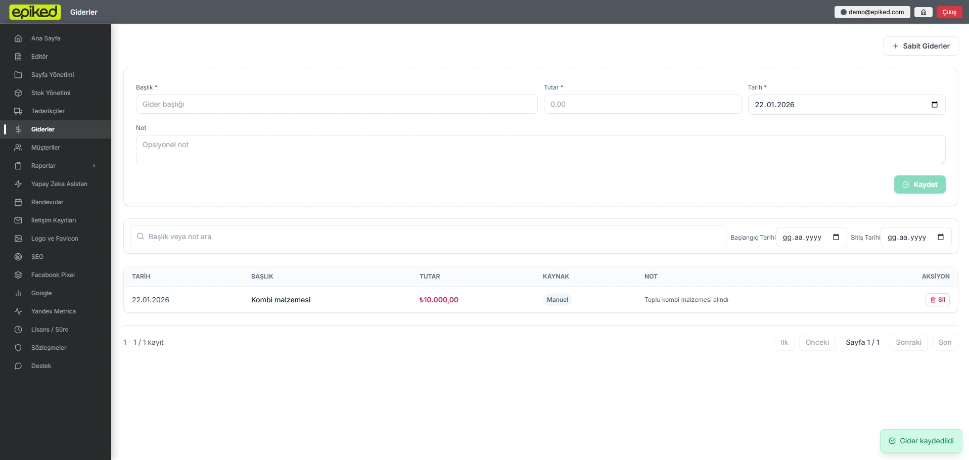 Yönetim Paneli Görseli 7